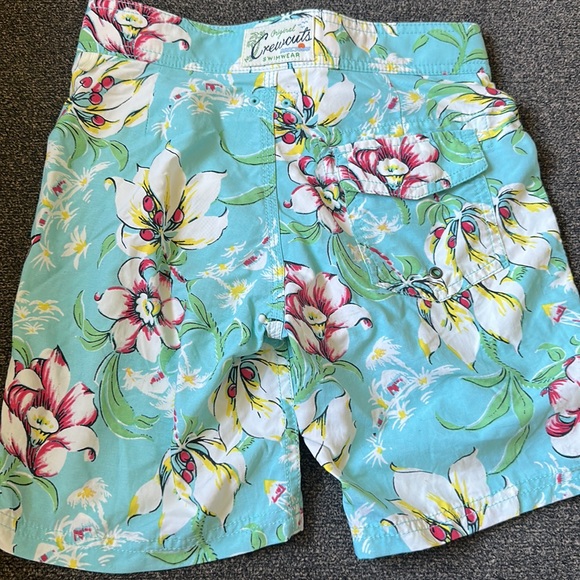 Crewcuts boys Hawaiian print swim trunks size 7 NEW - Picture 3 of 7